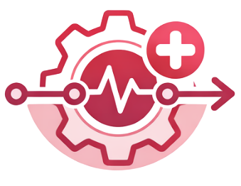 Screenshot of the Calcium Health platform showing an ACL Demo Pathway with a visual task flow, including steps like 'Prepare Your Body,' 'Prepare Your Home,' and 'Washing Instructions.' Each task is labeled as 'Not supported' with an 'Interview' option.