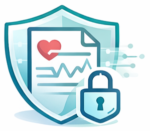 Mobile screen showing the Calcium app's HealthIndex interface with a score of 107, surrounded by icons representing different health metrics like activity, heart rate, temperature, and goals. Below, a progress card for 'Week 1 with your calcium coach' and a 'Get Connected' section are visible.